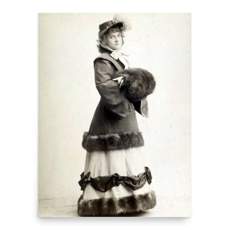 Emily Bancker poster print, in size 18x24 inches.