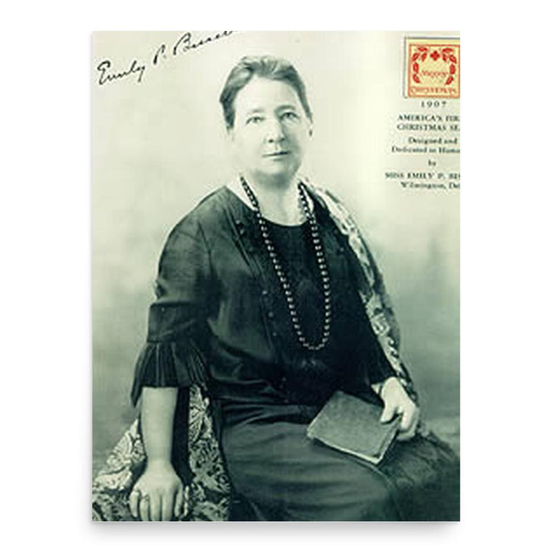 Emily Bissell poster print, in size 18x24 inches.