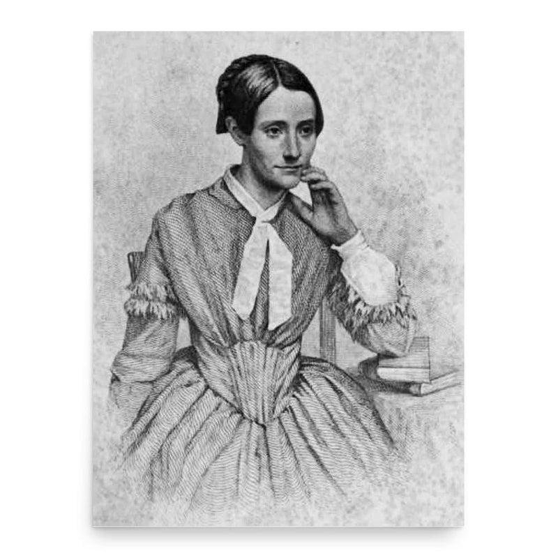 Emily Chubbuck poster print, in size 18x24 inches.