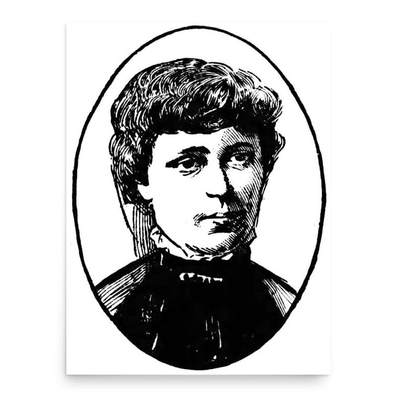 Emily Elizabeth Holman poster print, in size 18x24 inches.