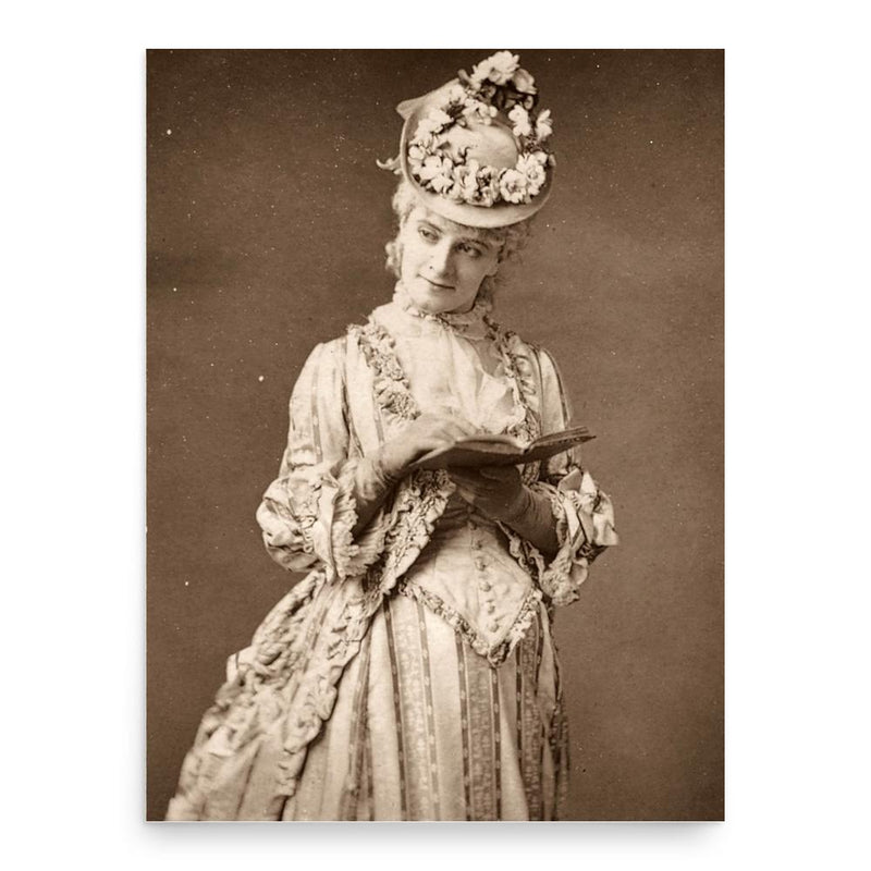 Emily Fowler poster print, in size 18x24 inches.