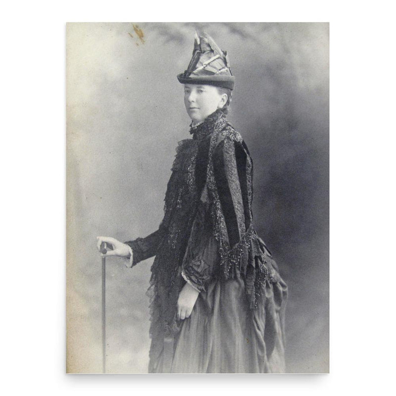 Emily Lawless poster print, in size 18x24 inches.