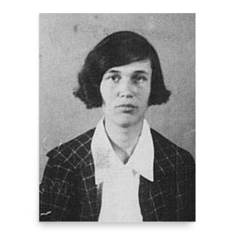 Emily Muir poster print, in size 18x24 inches.