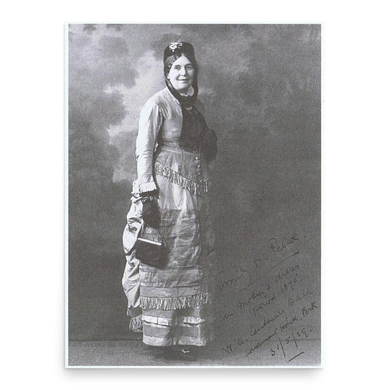 Emily Pelloe poster print, in size 18x24 inches.