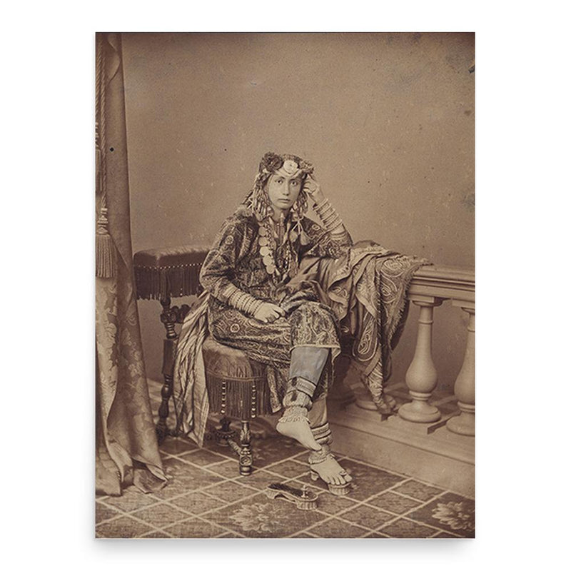 Emily Ruete poster print, in size 18x24 inches.