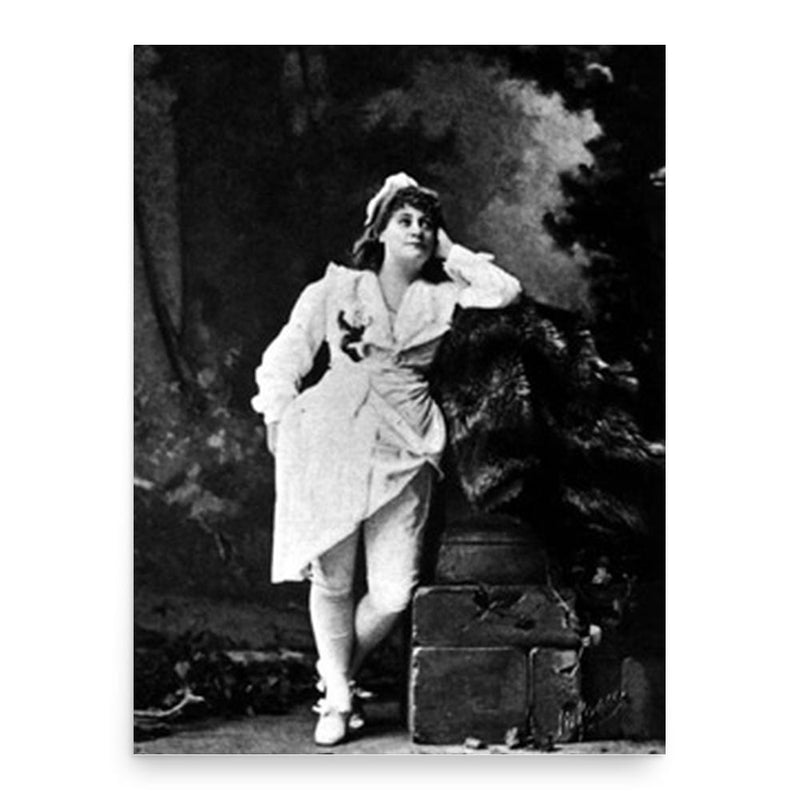 Emily Soldene poster print, in size 18x24 inches.