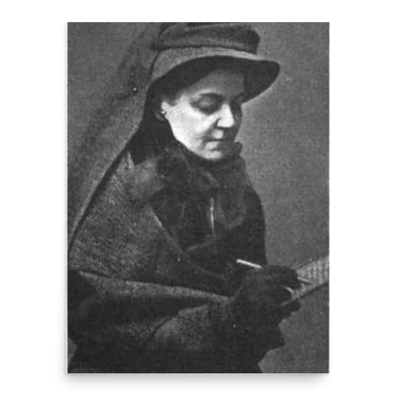 Emily Verdery Battey poster print, in size 18x24 inches.