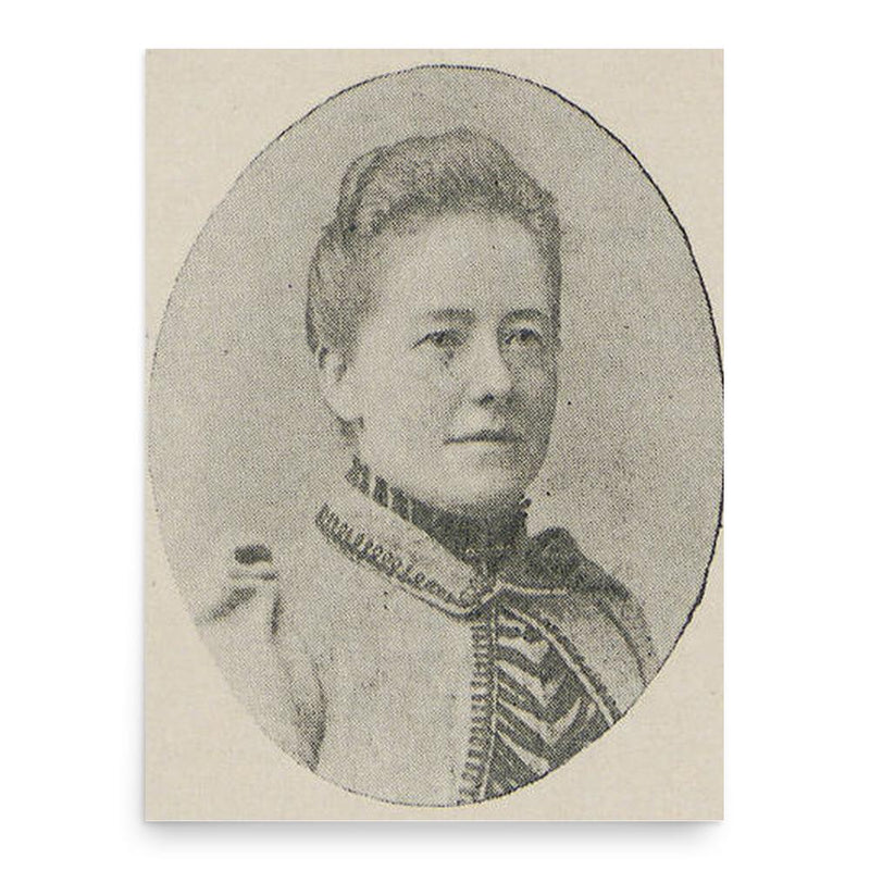 Emily Ward poster print, in size 18x24 inches.