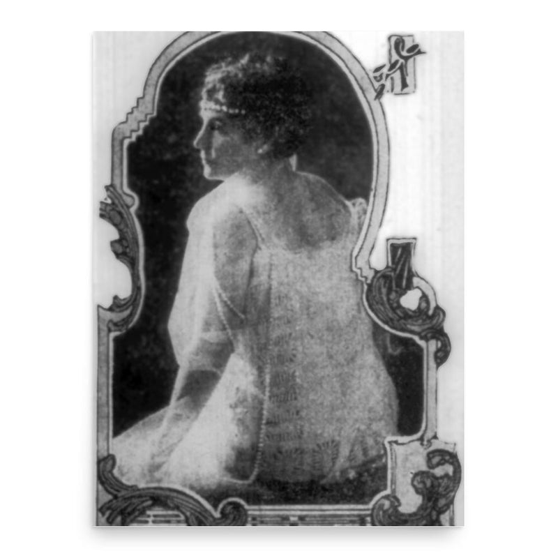 Emma Ahuena Taylor poster print, in size 18x24 inches.