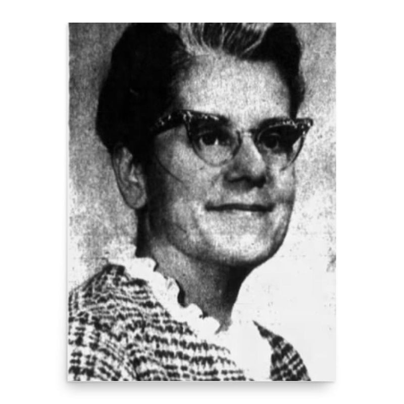 Emma Bailey poster print, in size 18x24 inches.