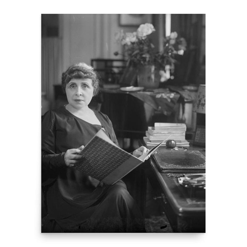 Emma Bardac poster print, in size 18x24 inches.