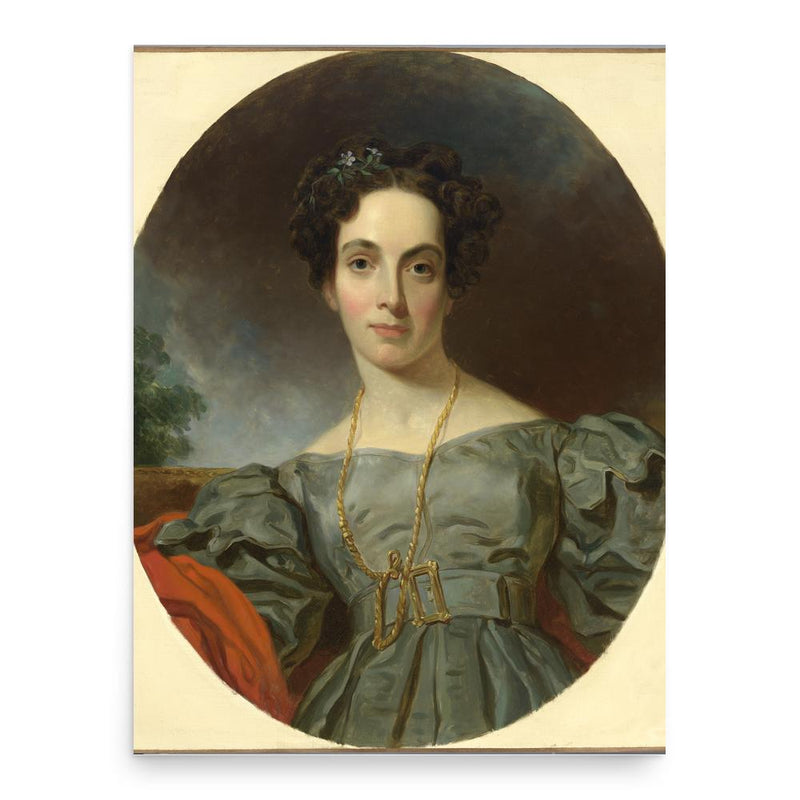 Emma Catherine Embury poster print, in size 18x24 inches.