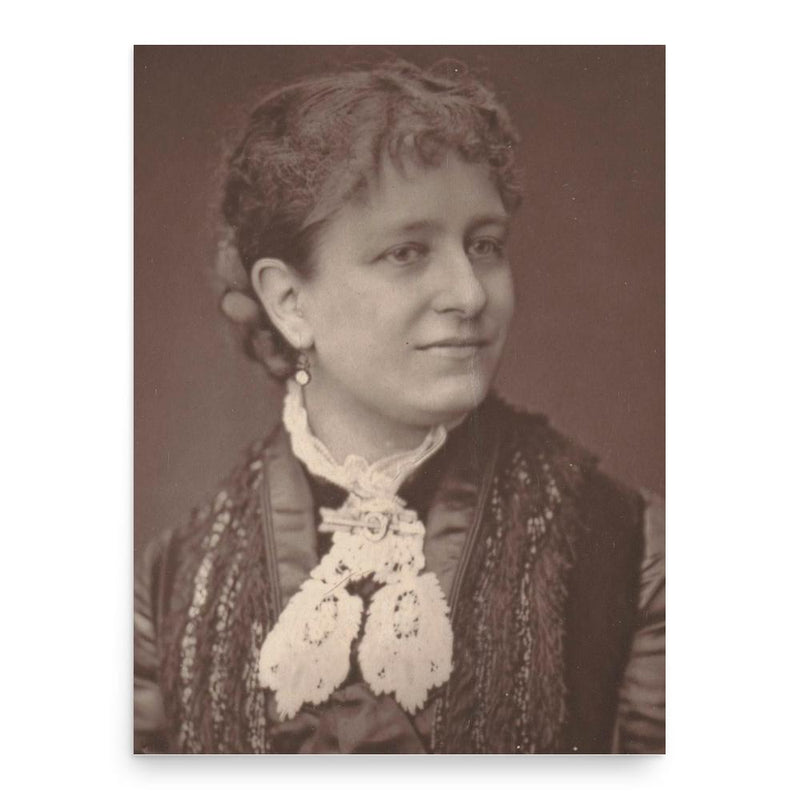 Emma Cecilia Thursby poster print, in size 18x24 inches.