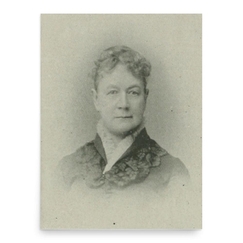 Emma Curtiss Bascom poster print, in size 18x24 inches.