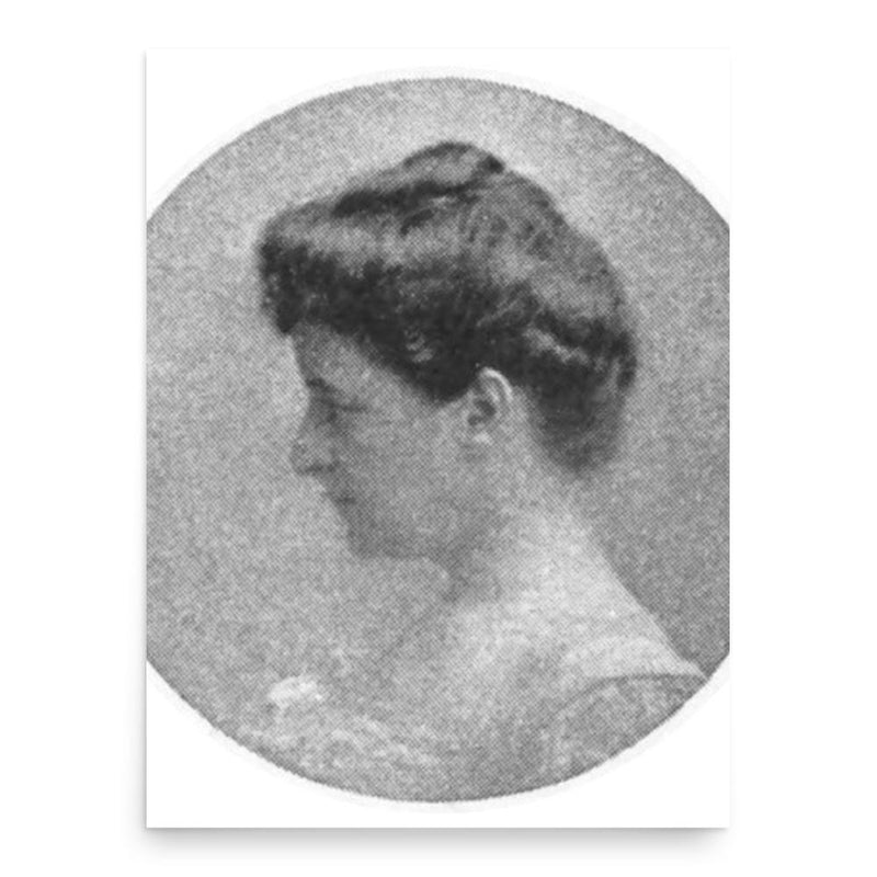 Emma Justine Farnsworth poster print, in size 18x24 inches.