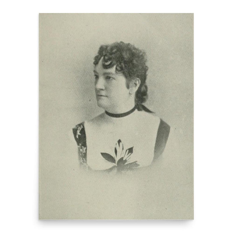 Emma Marcy Raymond poster print, in size 18x24 inches.