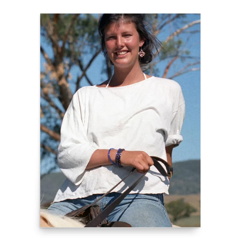 Emma McCune poster print, in size 18x24 inches.