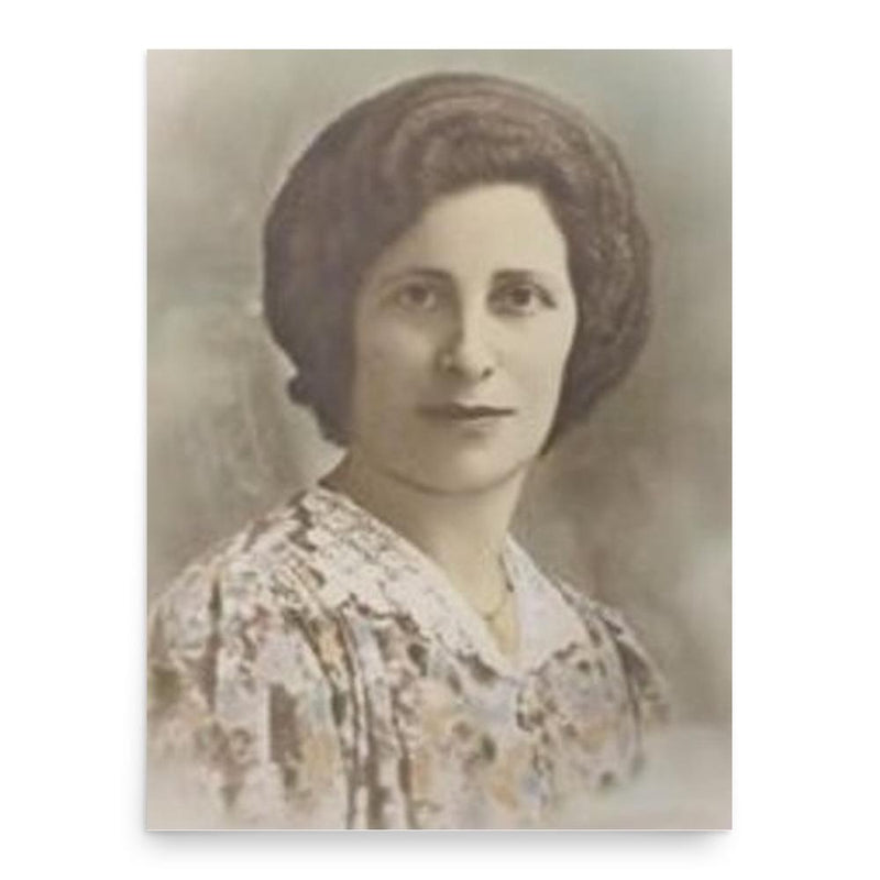 Emma Morano poster print, in size 18x24 inches.