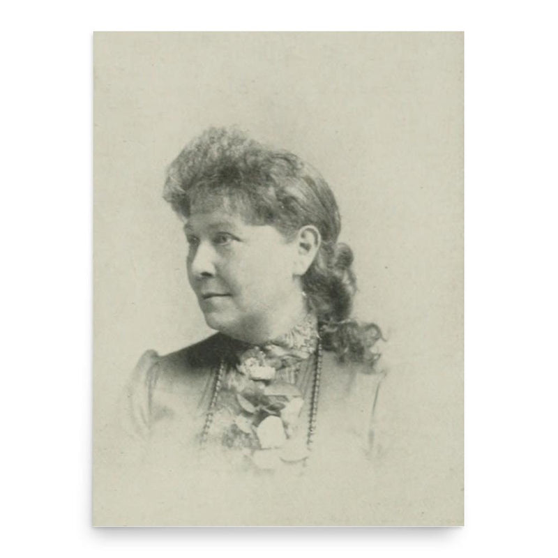 Emma Rood Tuttle poster print, in size 18x24 inches.