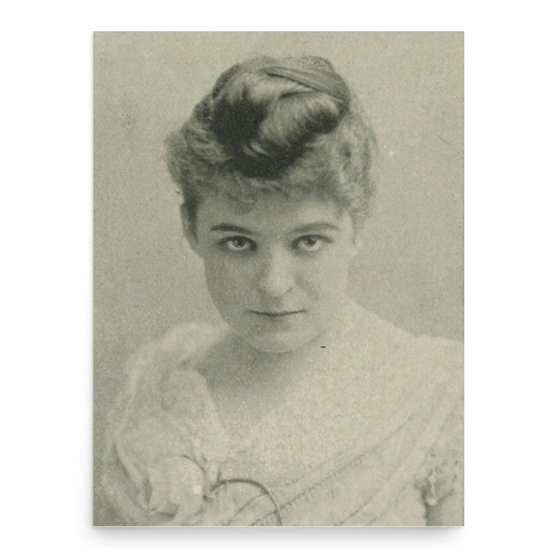 Emma Sheridan Fry poster print, in size 18x24 inches.