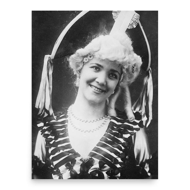 Emma Trentini poster print, in size 18x24 inches.