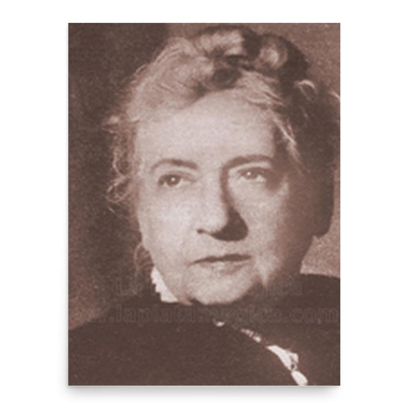 Emma de la Barra poster print, in size 18x24 inches.