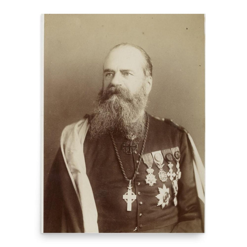 Emmanuel Domenech poster print, in size 18x24 inches.