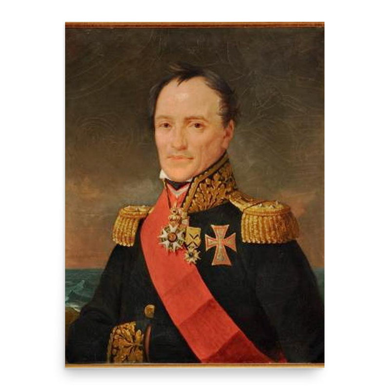 Emmanuel Halgan poster print, in size 18x24 inches.