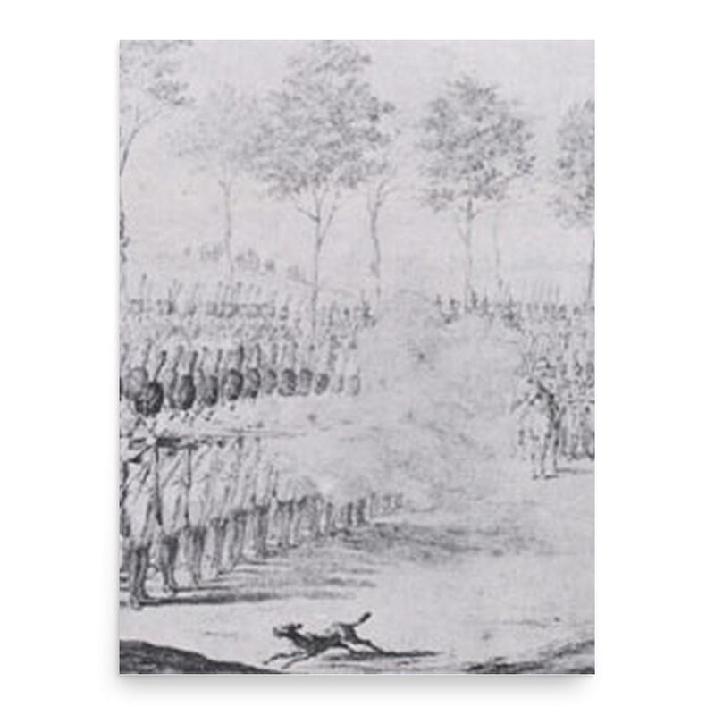 Emmanuel Maximilien-Joseph Guidal poster print, in size 18x24 inches.