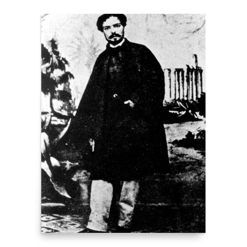 Emmanuel Rhoides poster print, in size 18x24 inches.