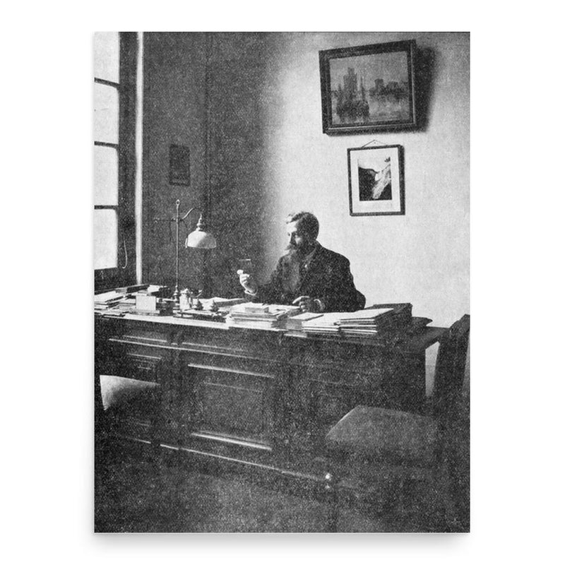 Emmanuel de Martonne poster print, in size 18x24 inches.