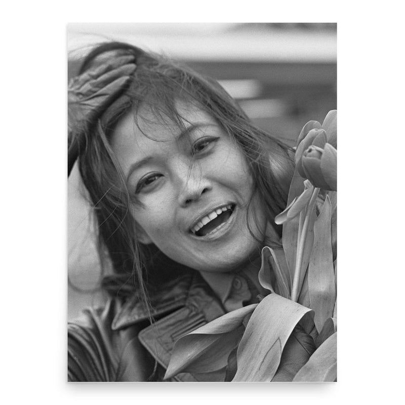 Emmanuelle Arsan poster print, in size 18x24 inches.