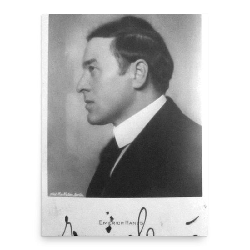 Emmerich Hanus poster print, in size 18x24 inches.