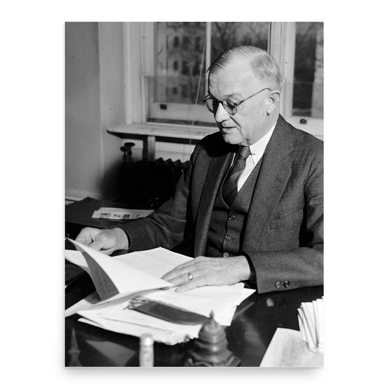 Emmett Marshall Owen poster print, in size 18x24 inches.