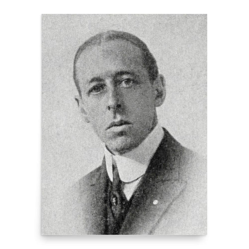 Emmett Quinn poster print, in size 18x24 inches.