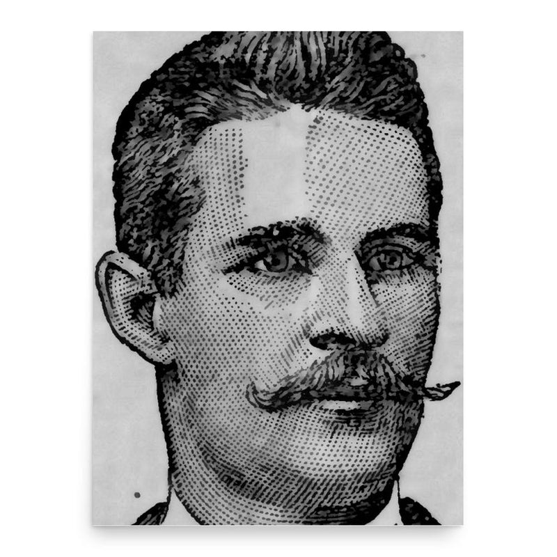 Emmett Rogers poster print, in size 18x24 inches.