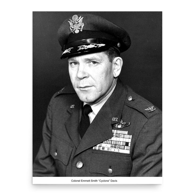 Emmett Smith Davis poster print, in size 18x24 inches.