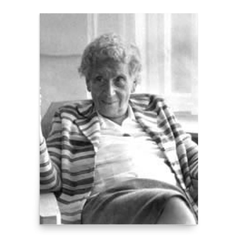 Emmi Pikler poster print, in size 18x24 inches.