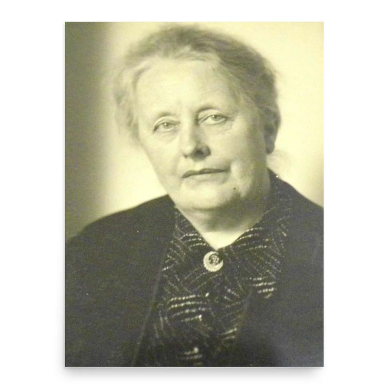 Emmi Walther poster print, in size 18x24 inches.