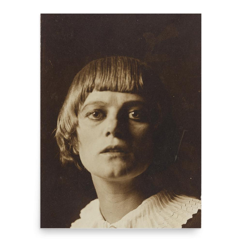 Emmy Hennings poster print, in size 18x24 inches.