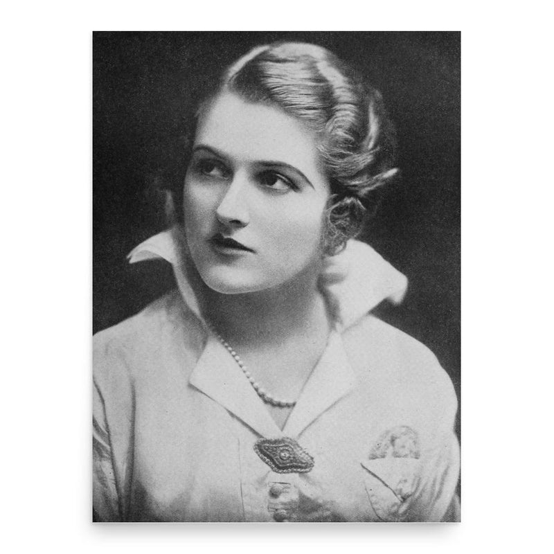 Emmy Wehlen poster print, in size 18x24 inches.