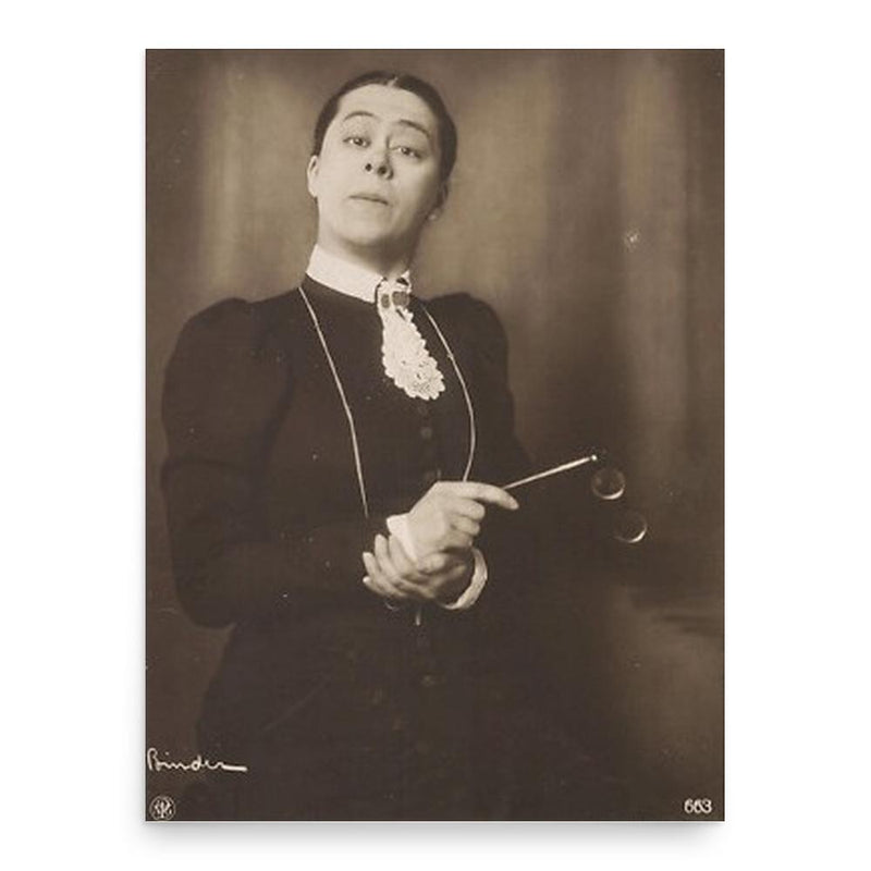 Emmy Wyda poster print, in size 18x24 inches.