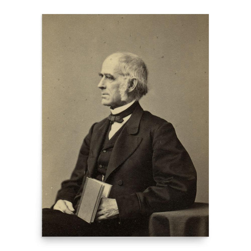 Emory Washburn poster print, in size 18x24 inches.