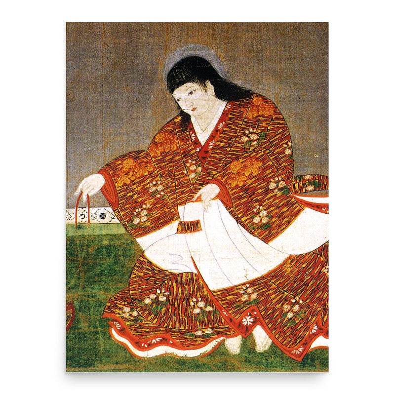 Emperor Antoku poster print, in size 18x24 inches.