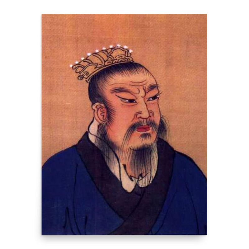 Emperor Gaozu of Han poster print, in size 18x24 inches.