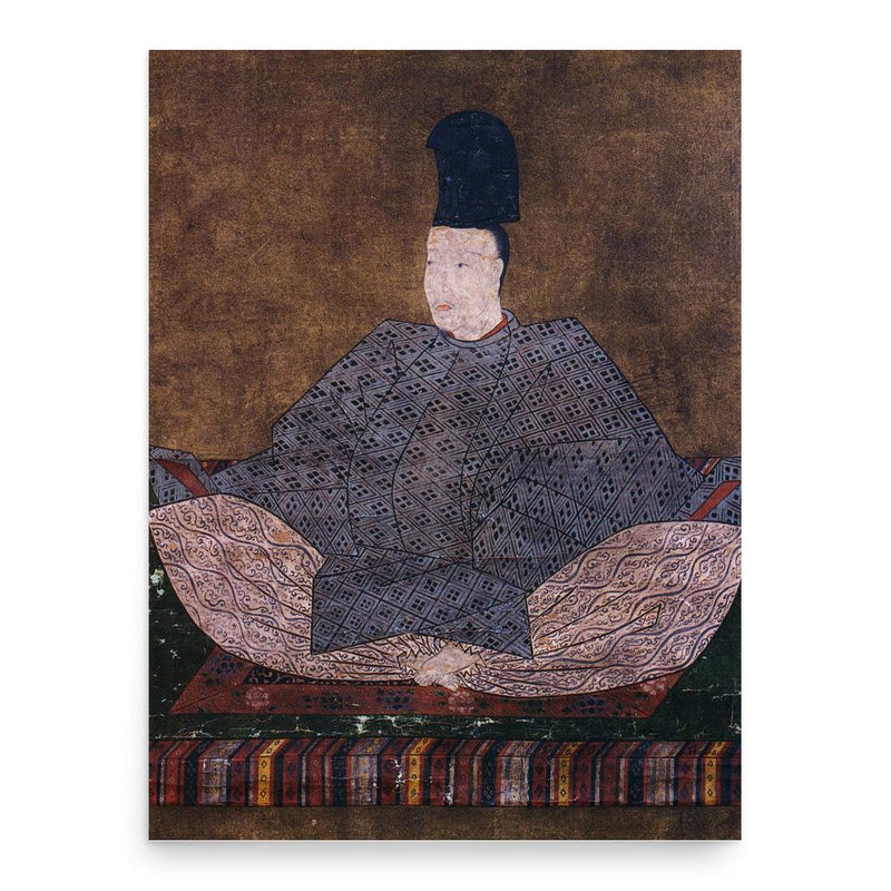 Emperor Go-Hanazono poster print, in size 18x24 inches.