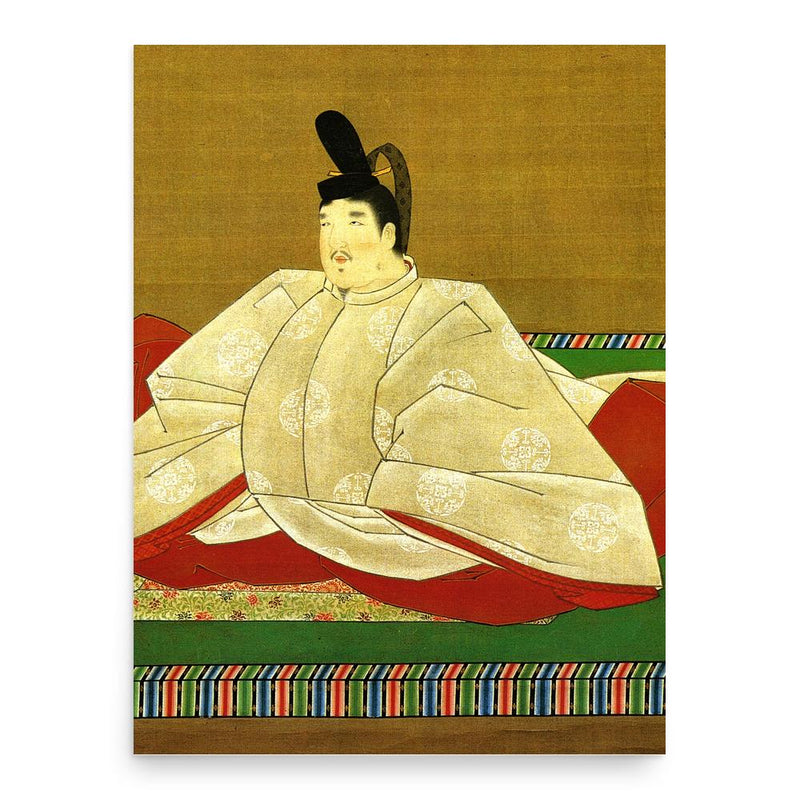 Emperor Go-Murakami poster print, in size 18x24 inches.