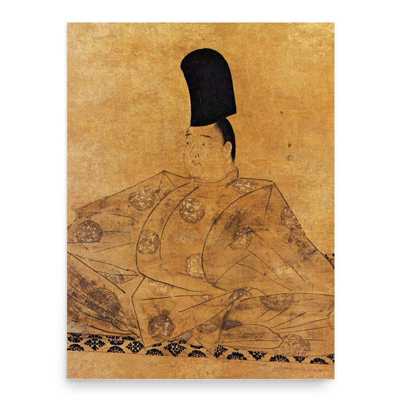 Emperor Go-Toba poster print, in size 18x24 inches.