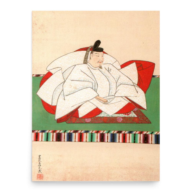 Emperor Go-Tsuchimikado poster print, in size 18x24 inches.