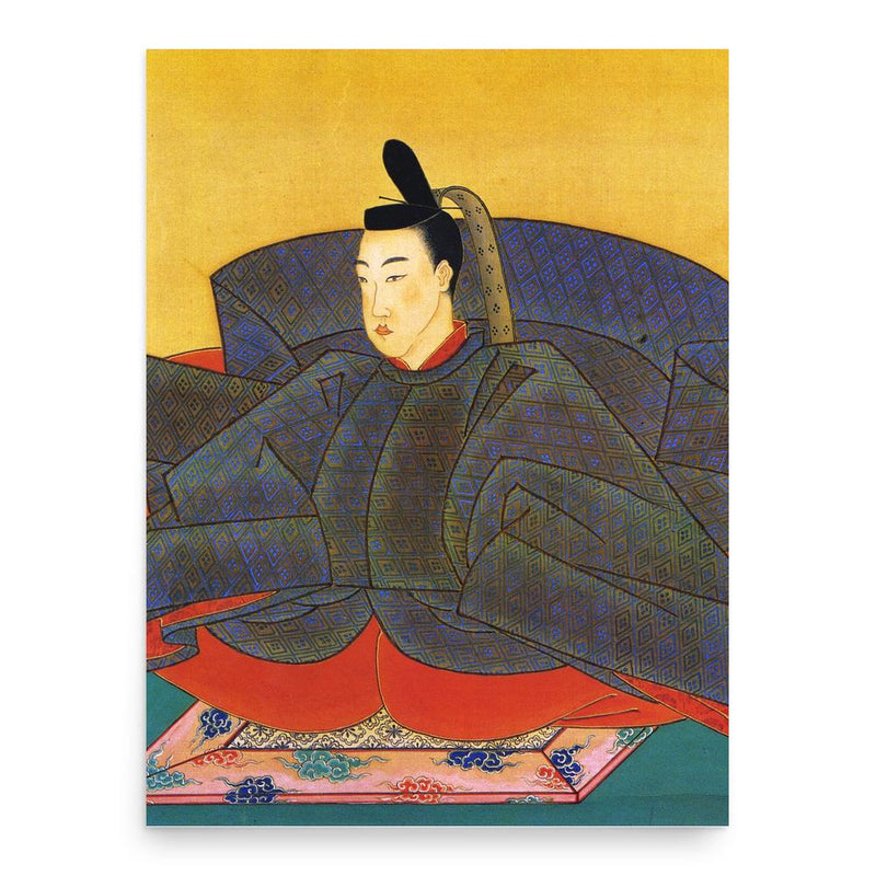 Emperor Momozono poster print, in size 18x24 inches.